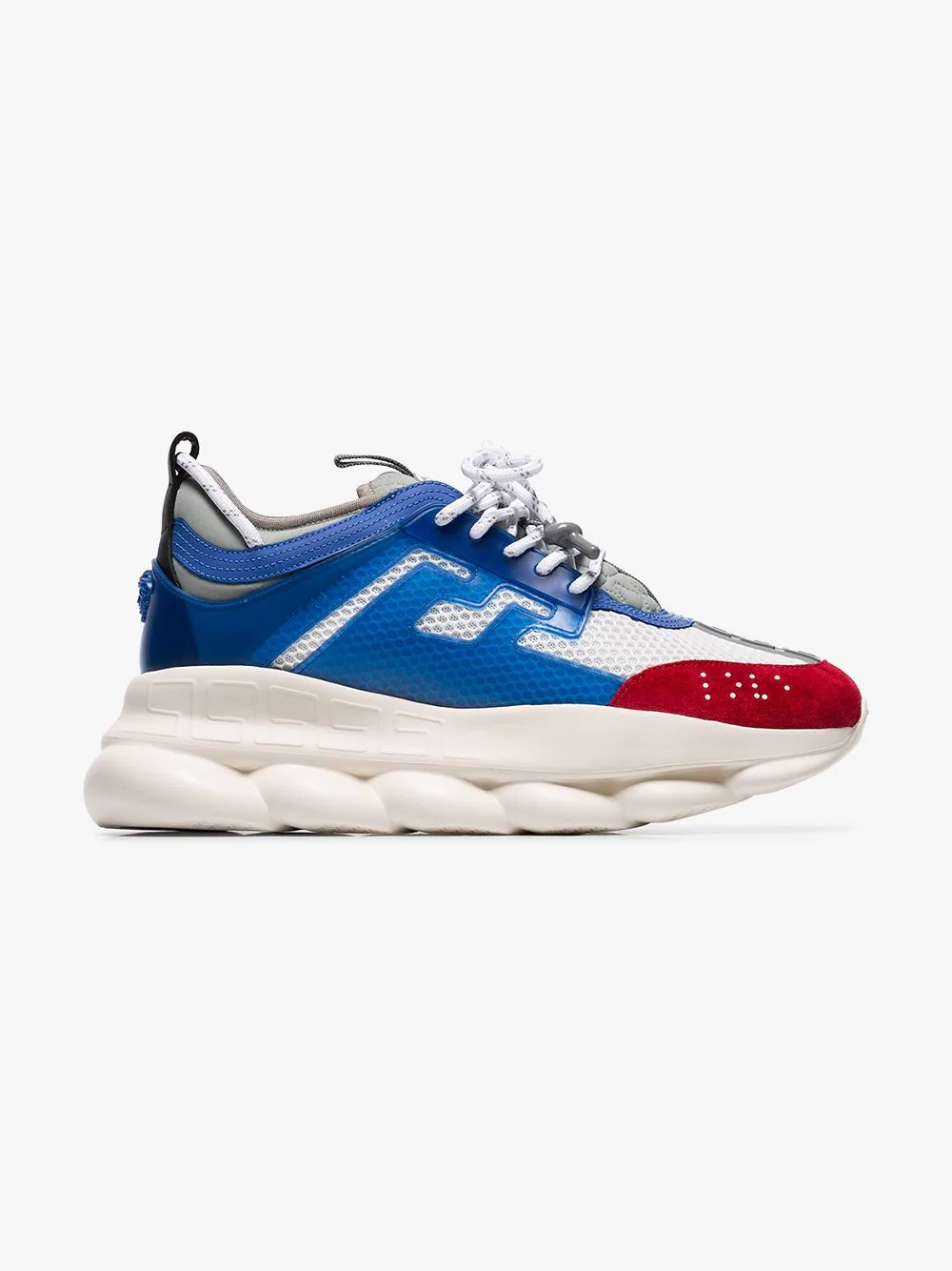 versace chain reaction red white blue