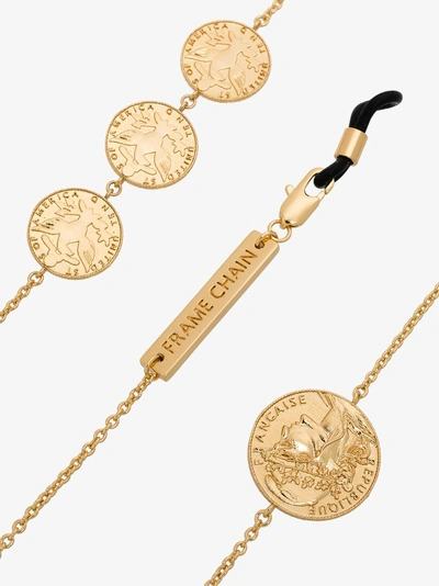 Shop Frame Chain Vergoldete 'lucky Coin' Kette In Gold