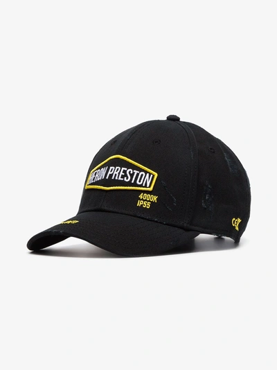 Shop Heron Preston Black Harley Logo-embroidered Cotton Baseball Cap