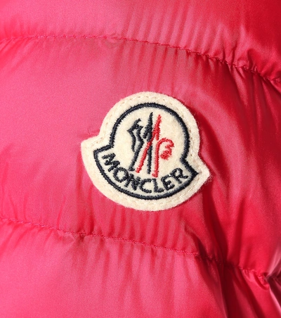 Shop Moncler Lans Down Jacket In Pink
