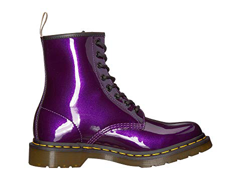 doc martens purple chrome
