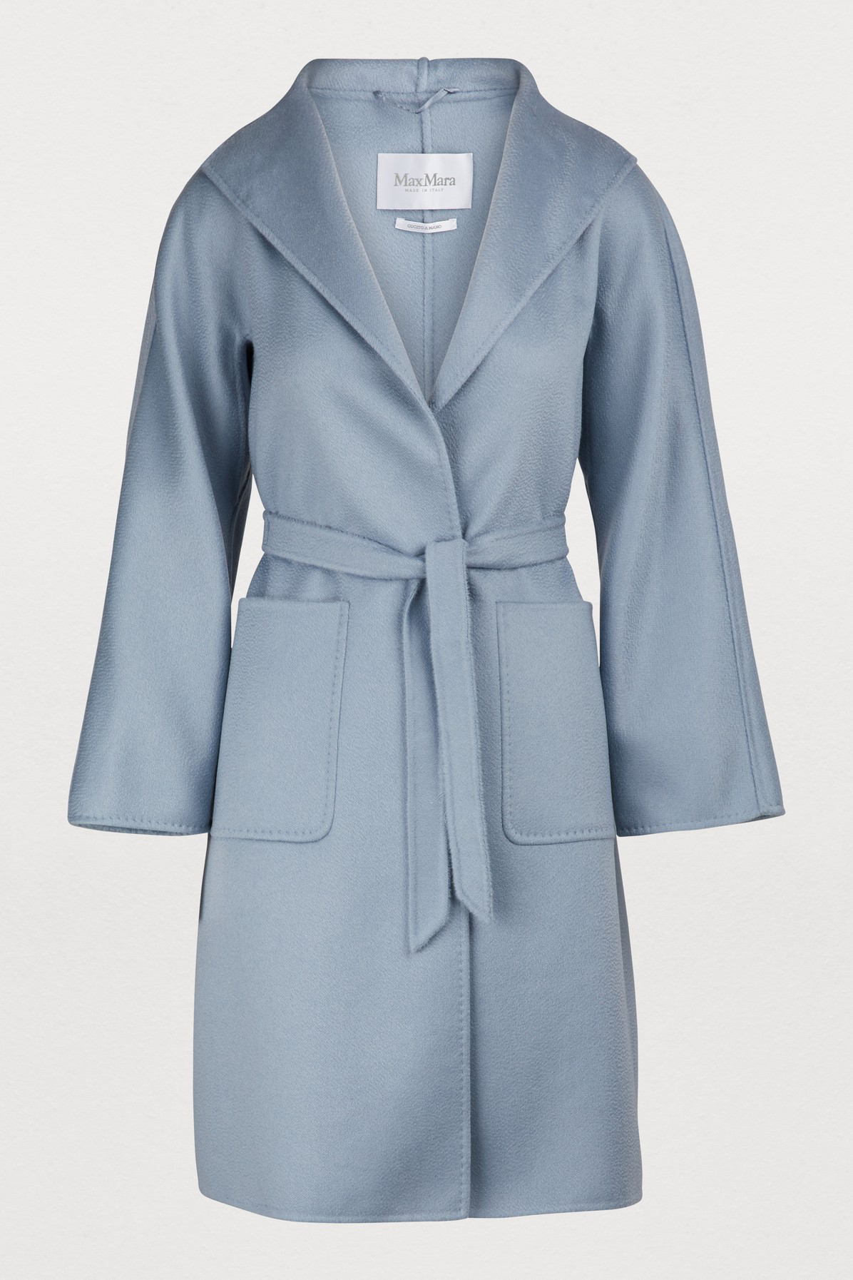 Max Mara Lillia Cashmere Coat In Blue | ModeSens