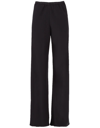 Shop Peter Cohen Bias Wide Leg Pull-on Pant In Black