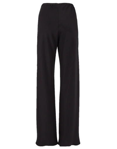 Shop Peter Cohen Bias Wide Leg Pull-on Pant In Black