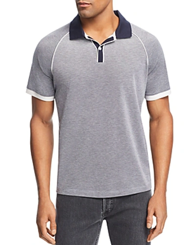 Shop Michael Kors Color-block Classic Fit Polo Shirt - 100% Exclusive In Midnight