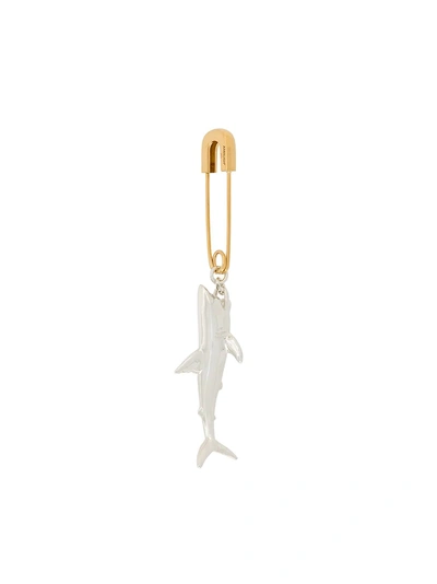 Shop Ambush Silver Shark Pendant Drop Earring