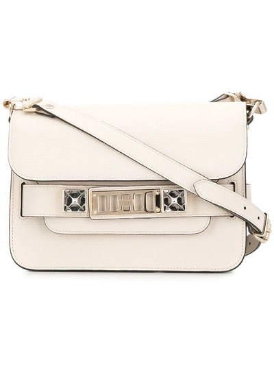 Shop Proenza Schouler Ps11 Mini Classic Bag - White
