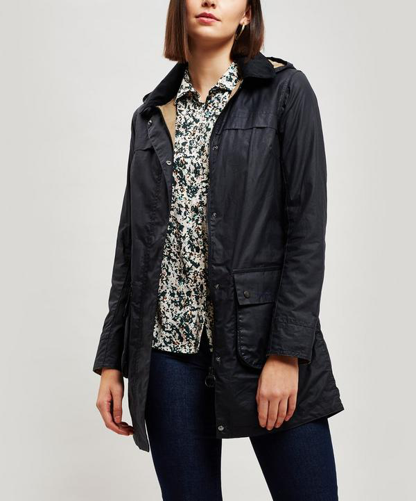 barbour lightweight sherwood waxed cotton jacket