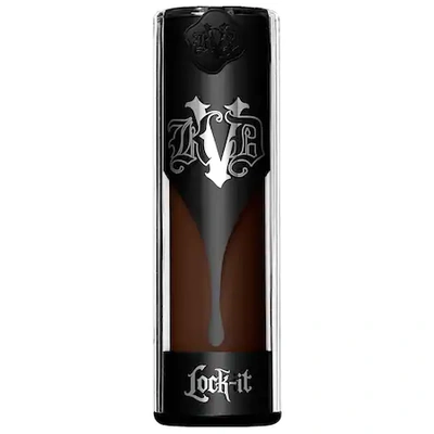 Shop Kat Von D Lock-it Full-coverage Long-wear Matte Liquid Foundation Deep 85 W 1 oz/ 30 ml
