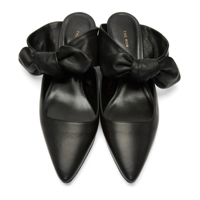 THE ROW 黑色 COCO 穆勒鞋