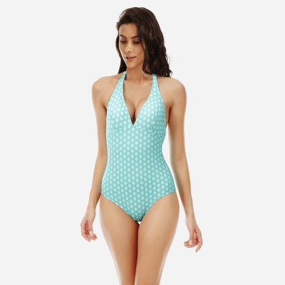 Shop Vilebrequin Women Swimwear - Women Shaping One Piece Swimsuit Ancre De Chine - Swimwear - Famous In Green