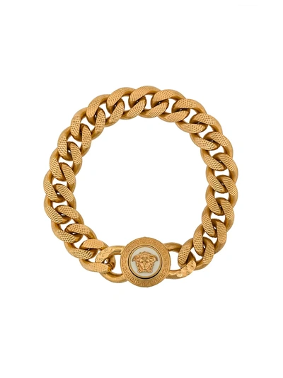 Shop Versace Medusa Logo Bracelet - Gold