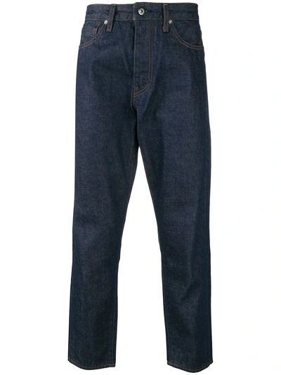 Shop Levi's : Made & Crafted Cropped Tapered Jeans - Blue