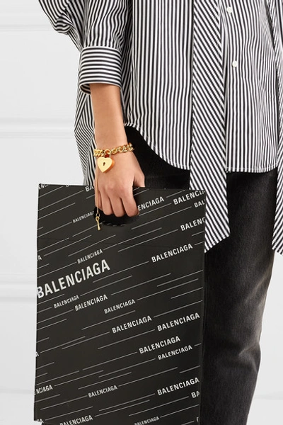 Shop Balenciaga Gold-tone Bracelet