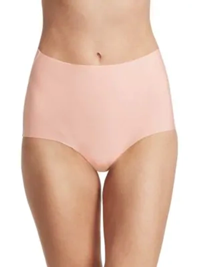 Shop Commando Butter High-rise Panty In Blush