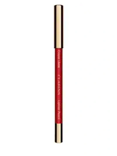 Shop Clarins Women's Lipliner Pencil In Red