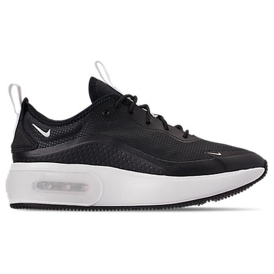 Shop Nike Women's Air Max Dia Casual Shoes In Black