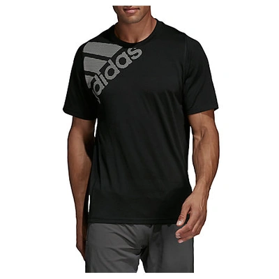 Shop Adidas Originals Adidas Men's Freelift Badge Of Sport Graphic T-shirt In Black