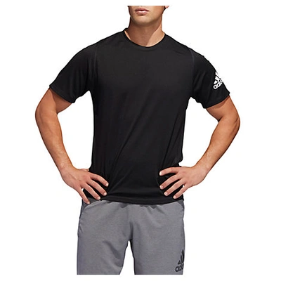 Shop Adidas Originals Adidas Men's Freelift Sport Ultimate Solid T-shirt In Black