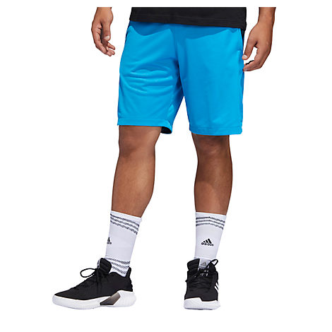 Adidas Originals Men's Act 3-stripe Basketball Shorts, Blue | ModeSens