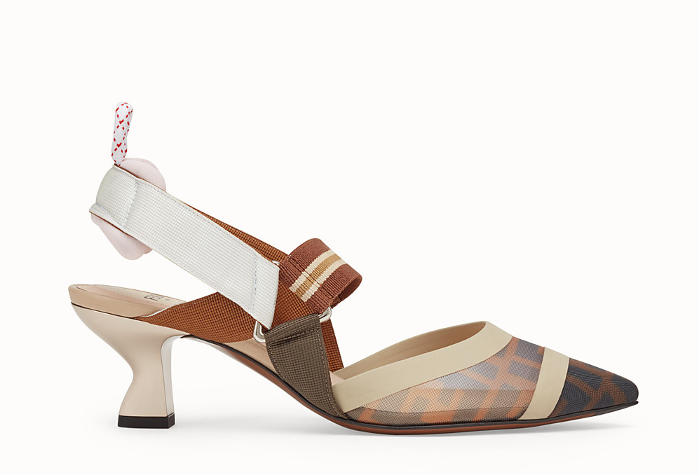 fendi colibrì slingback pumps