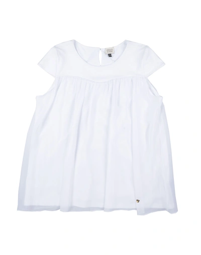 Shop Armani Junior Blouse In White