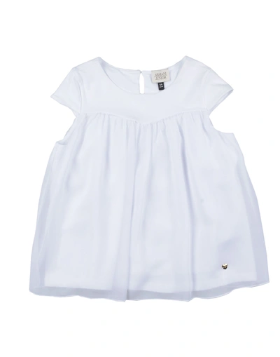 Shop Armani Junior Blouse In White