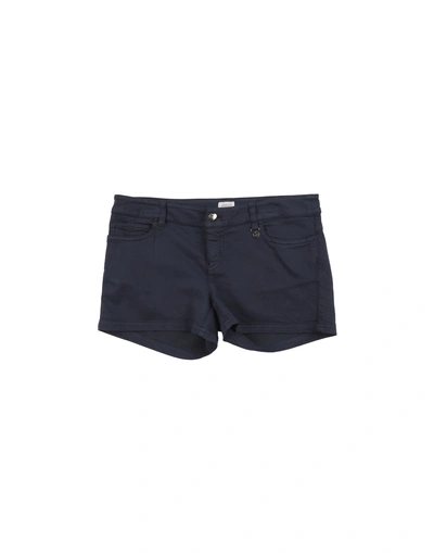 Shop Armani Junior Denim Shorts In Dark Blue