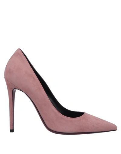 Shop Deimille Woman Pumps Pastel Pink Size 7.5 Soft Leather