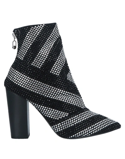 Shop Philipp Plein Ankle Boot In Silver