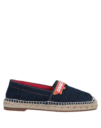 Shop Dsquared2 Espadrilles In Blue