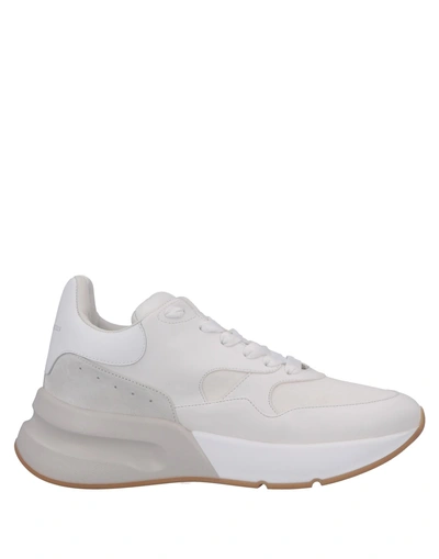 Shop Alexander Mcqueen Sneakers In White