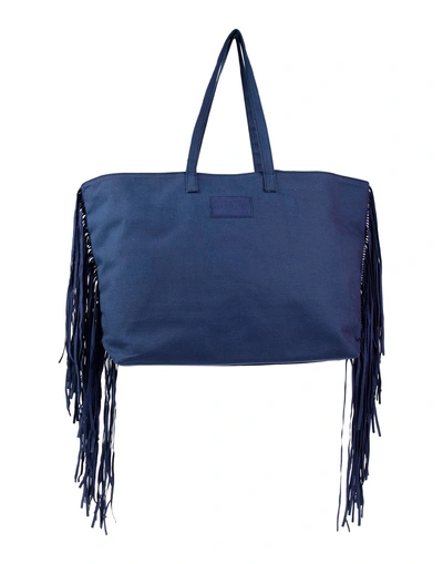 Shop Fisico Handbags In Dark Blue