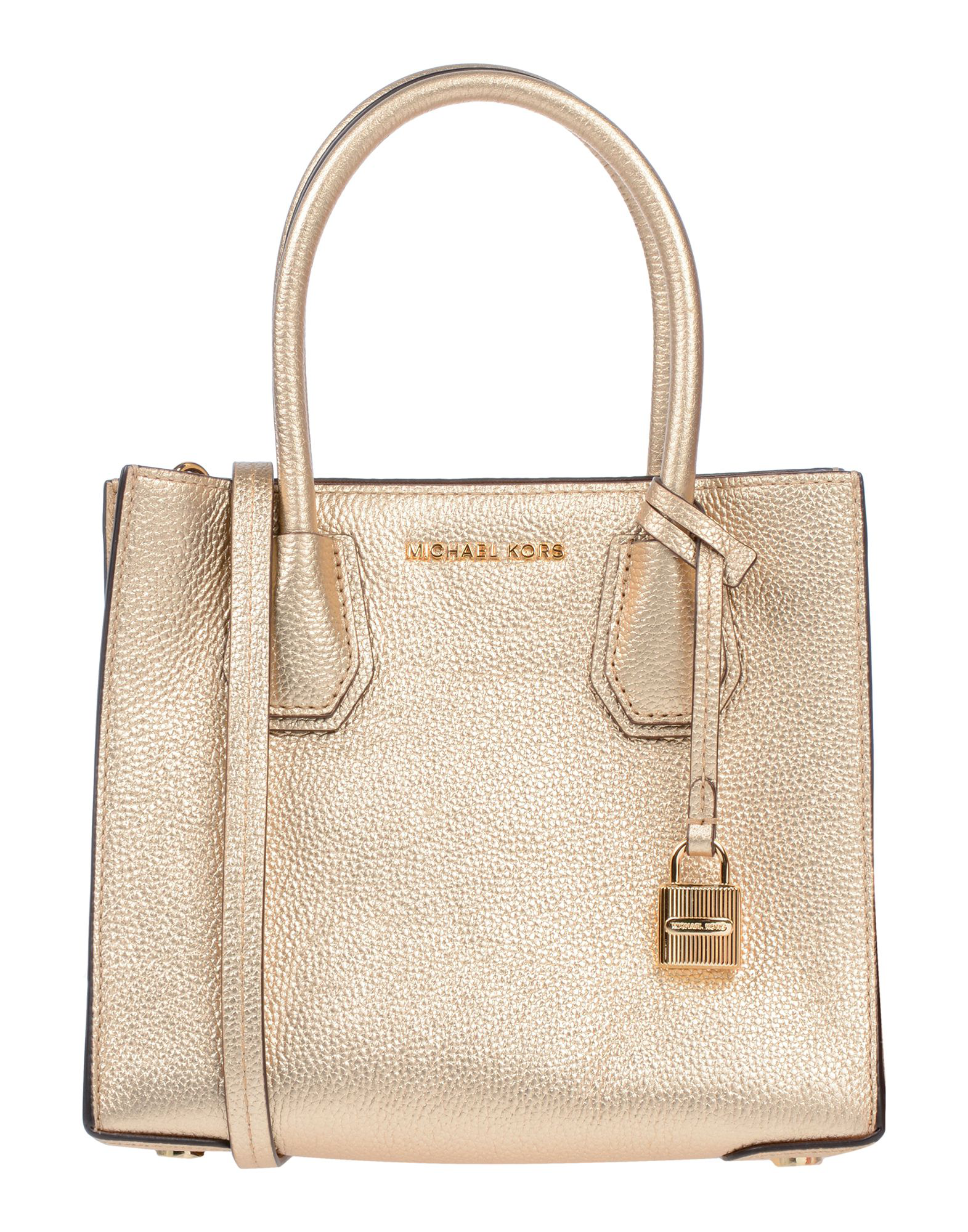 gold michael kors handbag