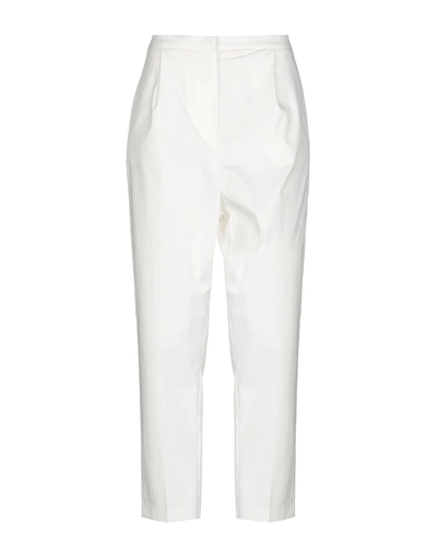 Shop Pinko Pants In White