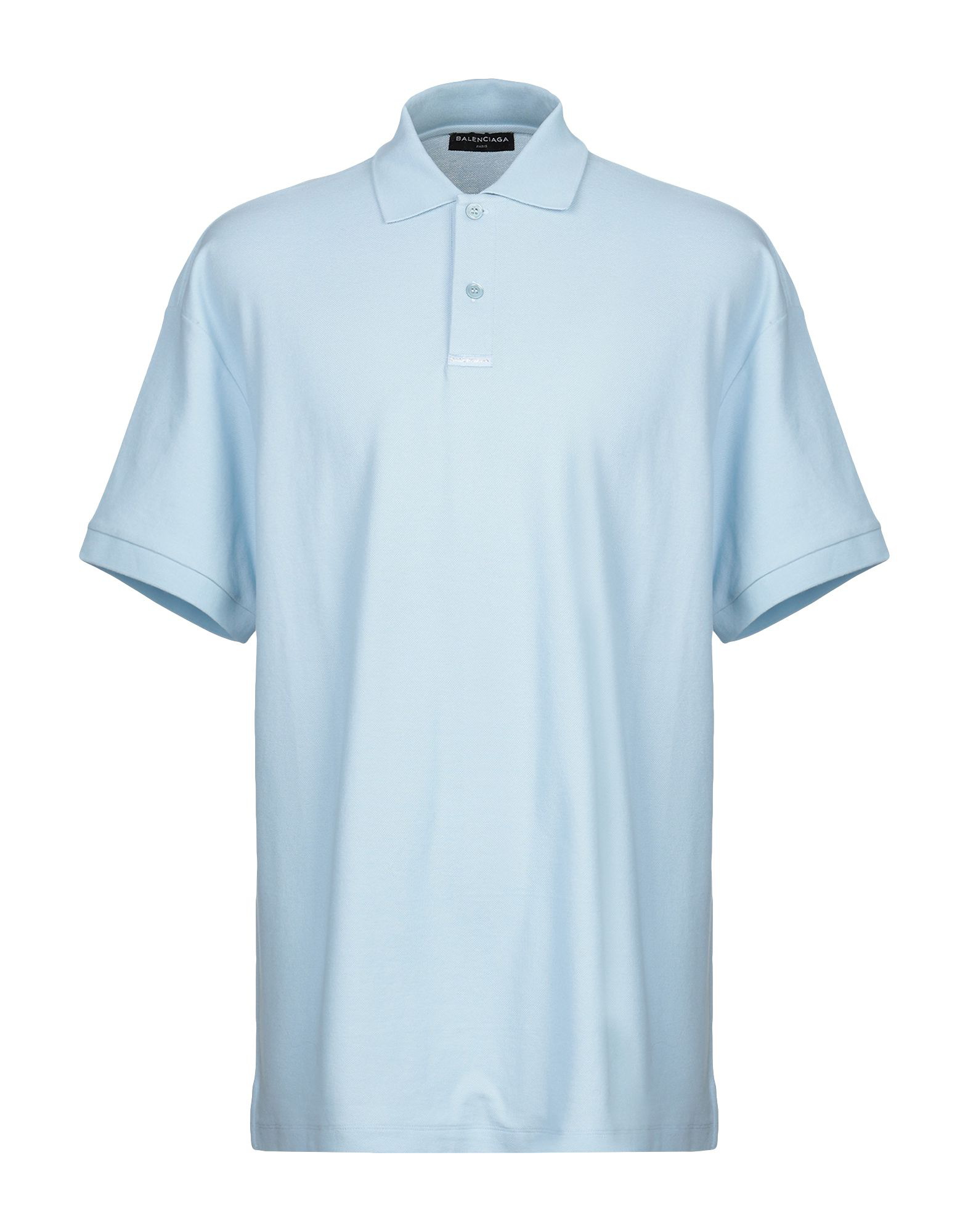Balenciaga Polo Shirt In Sky Blue | ModeSens