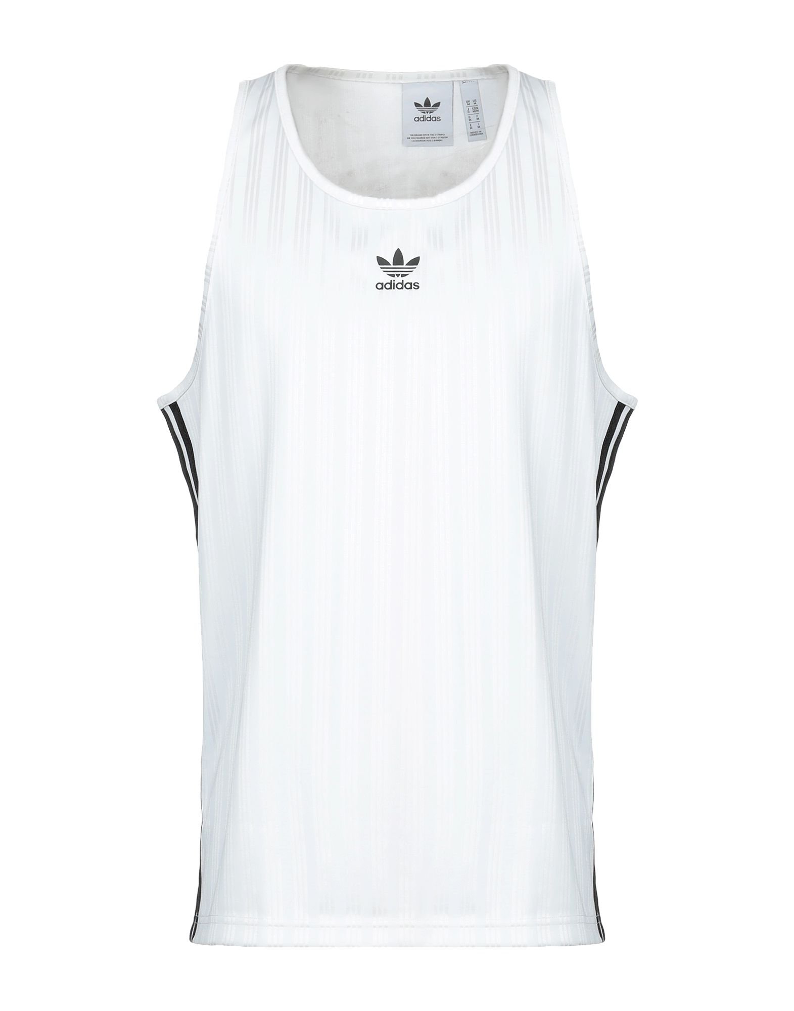 white adidas tank top