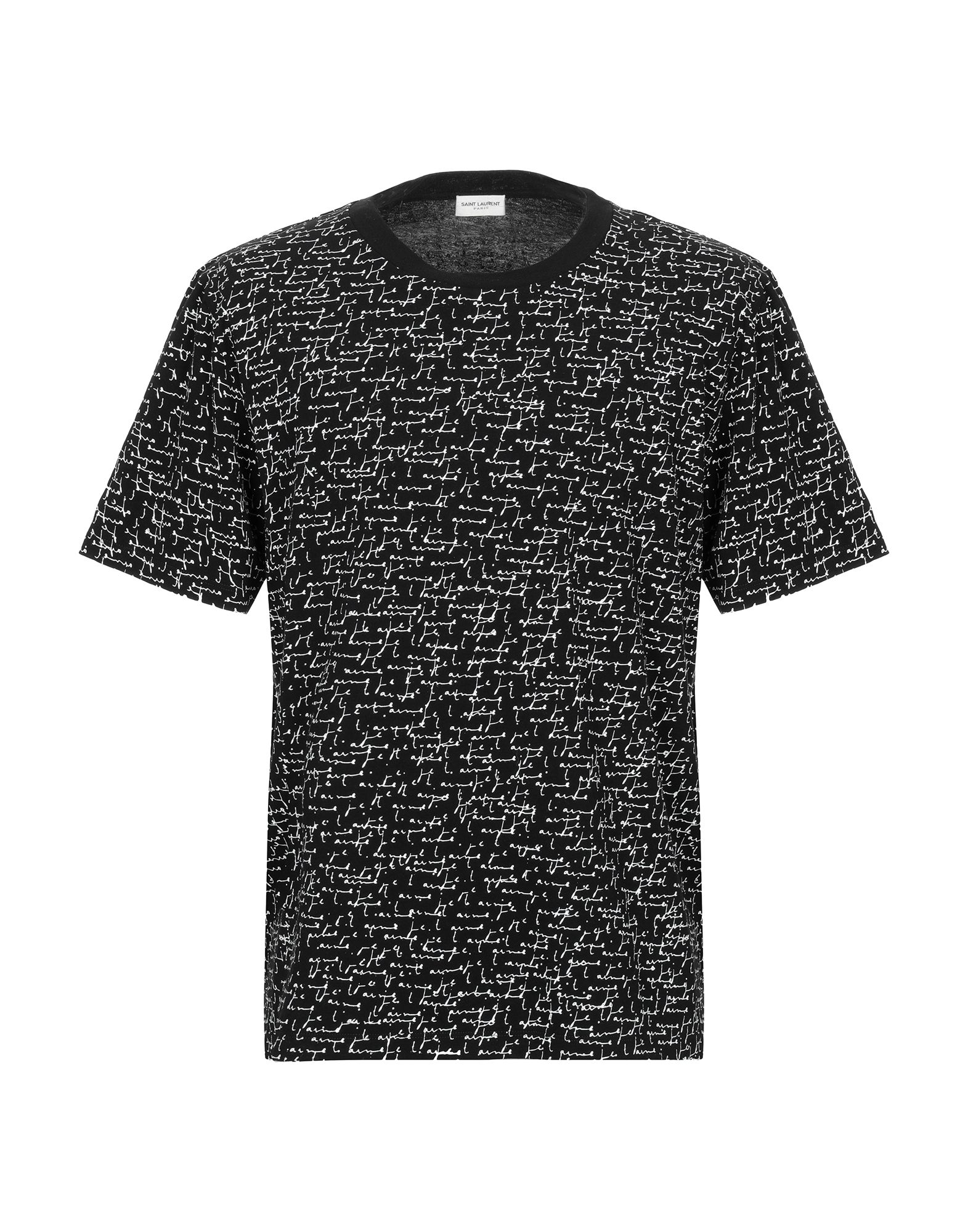 Saint Laurent T-shirts In Black | ModeSens