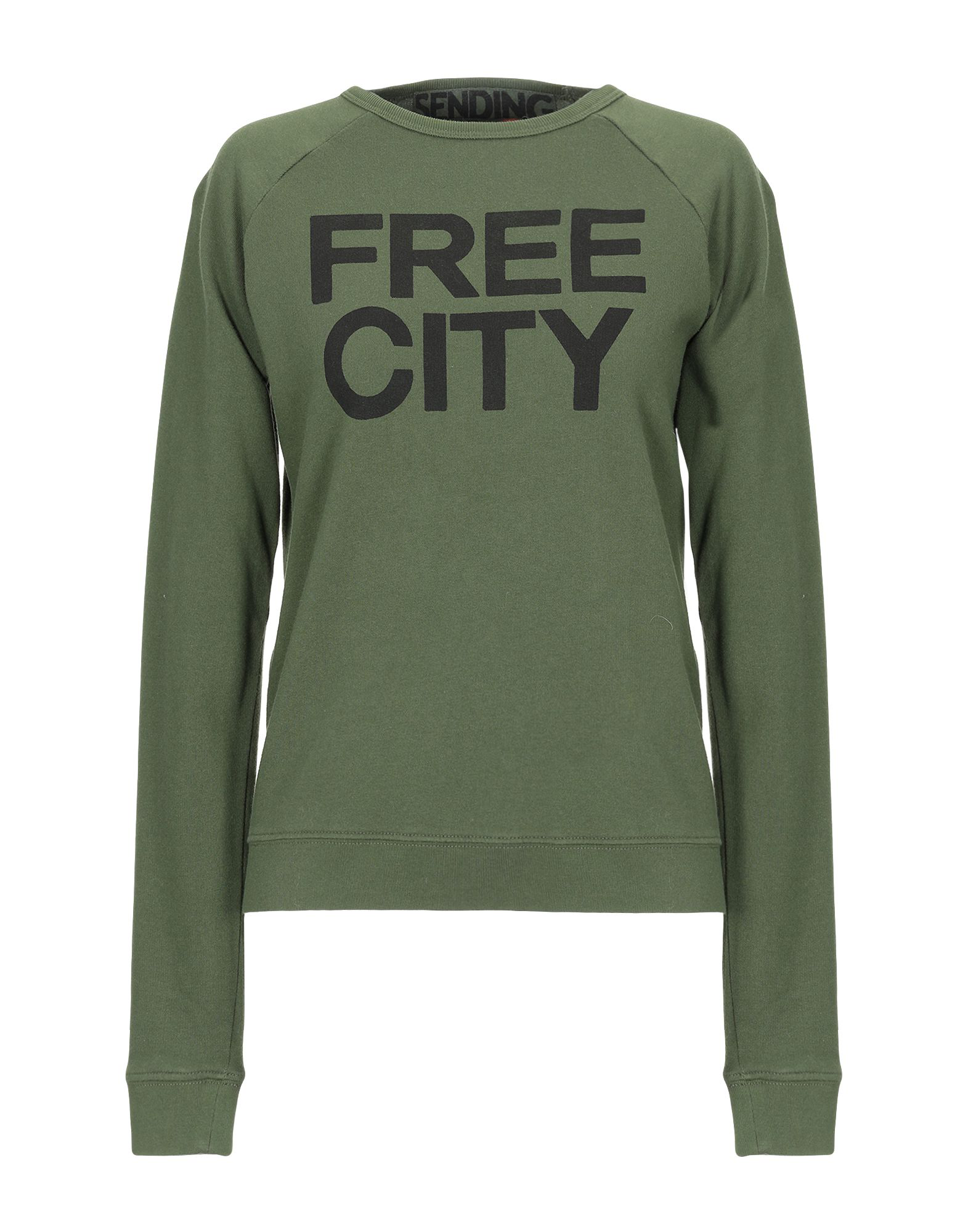 Free City Sweatshirt In Military Green Modesens