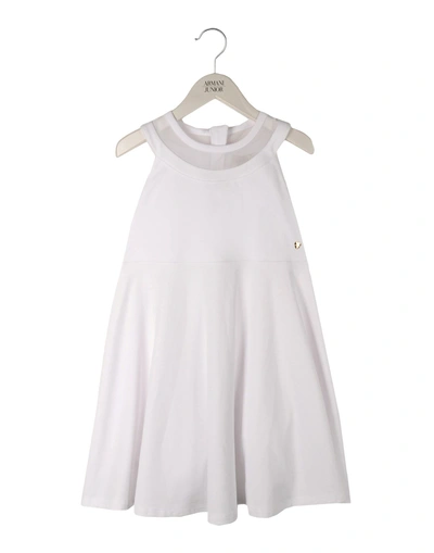 Shop Armani Junior Dress In White