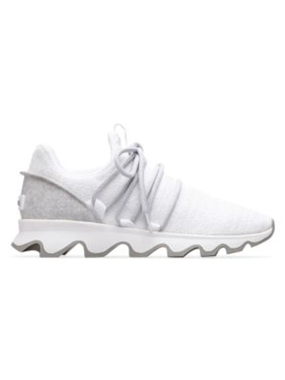 Shop Sorel Kinetic Lace Sneakers In White