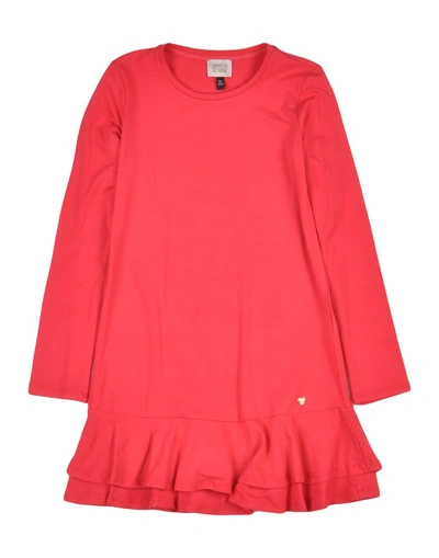 Shop Armani Junior Dresses In Red