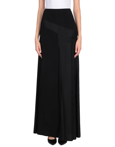 Shop Saint Laurent Woman Maxi Skirt Black Size 4 Acetate, Viscose