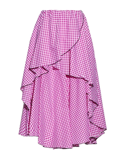 Shop Caroline Constas Mini Skirt In Light Purple