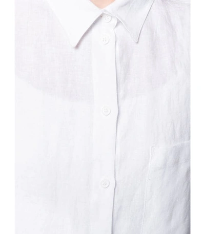 Shop Asceno Boyfriend Buttondown Shirt In White