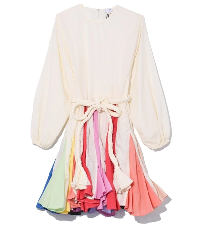 Shop Rhode Ella Dress In Rainbow Color Block In Multi