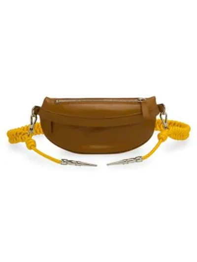 Shop Avec La Troupe Women's Aiguillette Leather Belt Bag In Tan