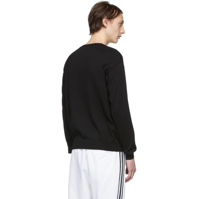 Shop Moschino Black Ring Leader Bear Sweater In V1555 Black