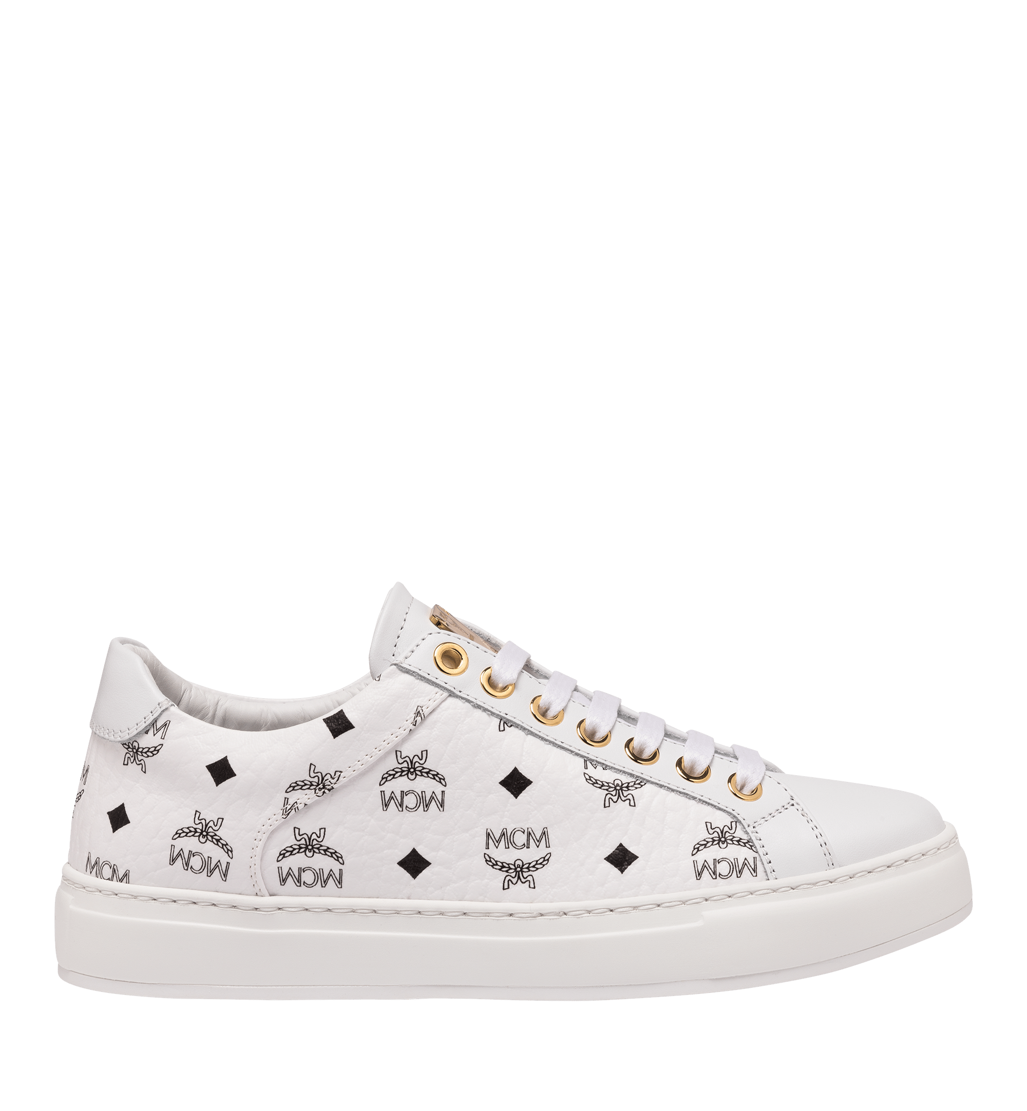 mcm platform sneakers