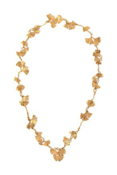Shop Aurelie Bidermann Aurélie Bidermann Woman 18-karat Gold-plated Necklace Gold
